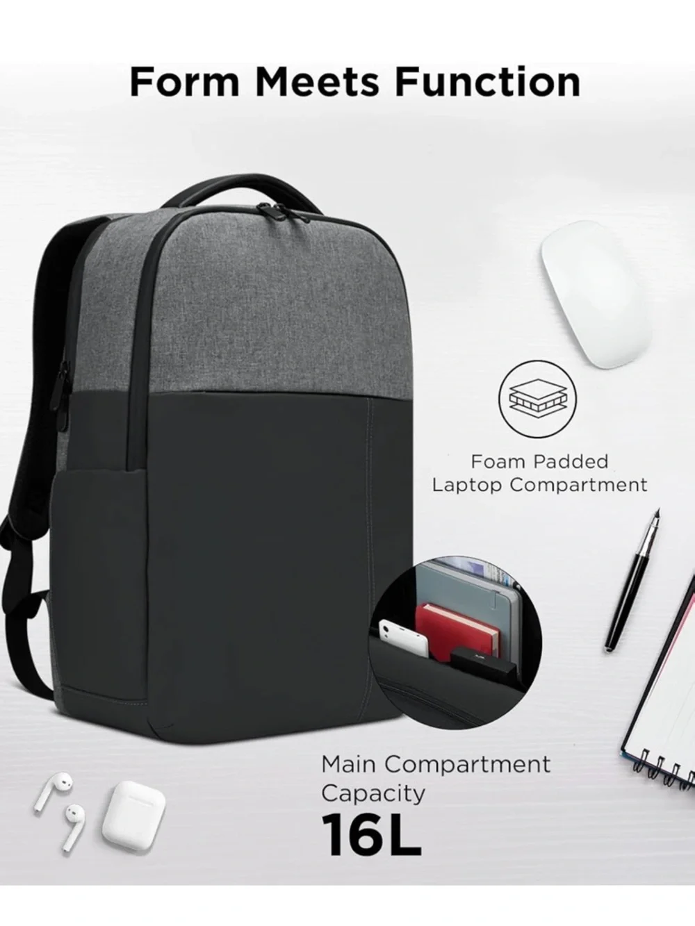 NWT Lenovo Laptop Backpack(B200) 15.6